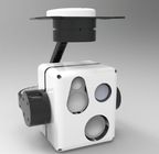 Tiga Sumbu Multi-sensor Micro Gimbal Dengan IR + TV + LRF Sistem Pemantauan Kamera Termal FPA EO IR Tanpa Pendingin