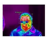 2× Real - time Electronic Zoom Uncooled Vox FPA Thermal Imaging Camera untuk Pengukuran Suhu Tubuh