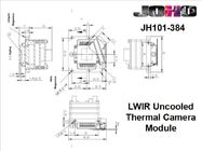 LWIR Modul Pencitraan Termal Tanpa Pendingin, modul kamera pencitraan termal VO4 384x288