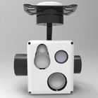 Tiga Sumbu Multi-sensor Micro Gimbal Dengan IR + TV + LRF Sistem Pemantauan Kamera Termal FPA EO IR Tanpa Pendingin