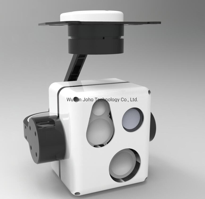 8μM~14μM Three Axis LWIR Kamera Thermal Tanpa Pendingin EO/IR Airborne Gimbal